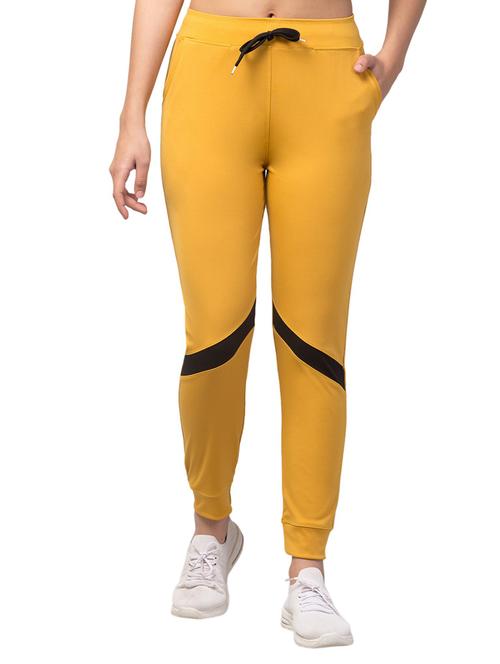 drawstring waist solid track pant - 18310880 - Very Small Image - 1