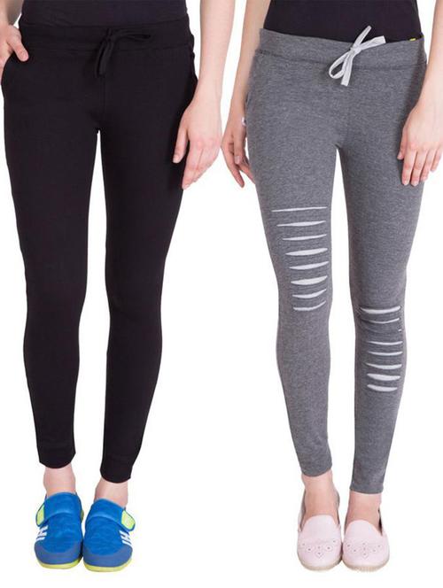 pack of 2 drawstring waist track pant - 18311229 - Very Small Image - 1