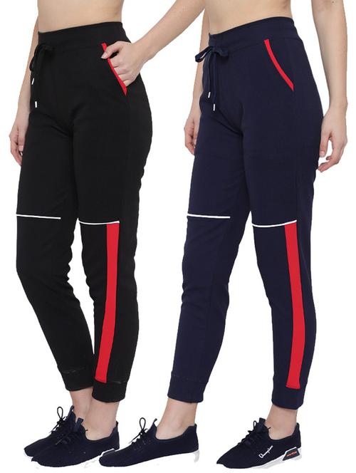 pack of 2 drawstring waist track pant - 18311311 - Very Small Image - 1