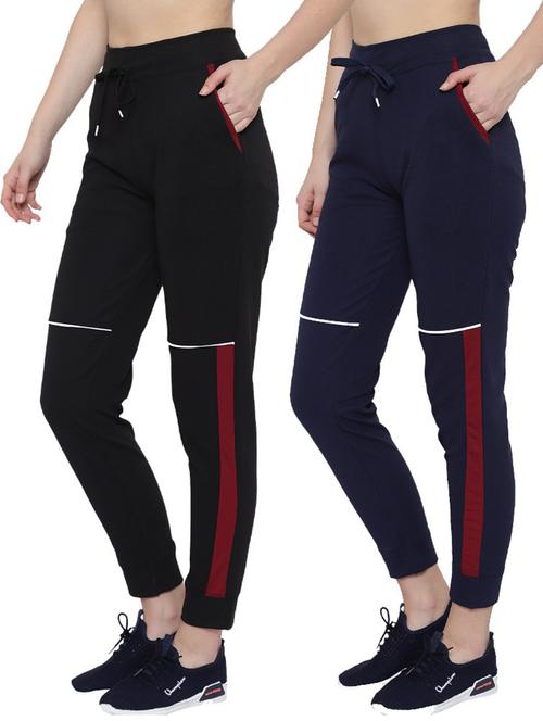 pack of 2 drawstring waist track pant - 18311314 - Very Small Image - 1
