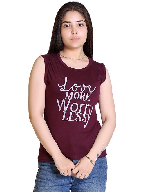 women's front print round neck t-shirt - 18311974 - Very Small Image - 1