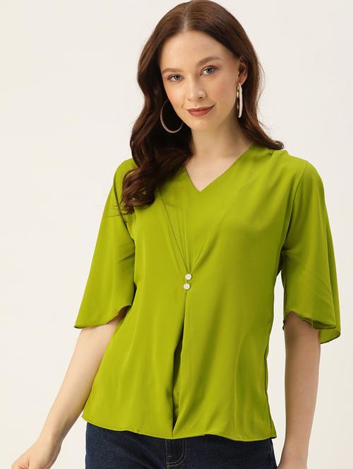 green solid regular top - 18312811 - Very Small Image - 1