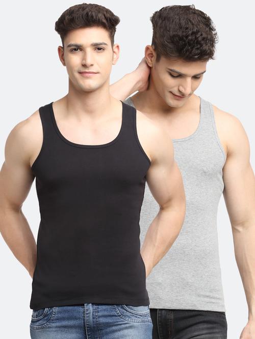 set of 2 solid vest - 18313196 - Very Small Image - 1