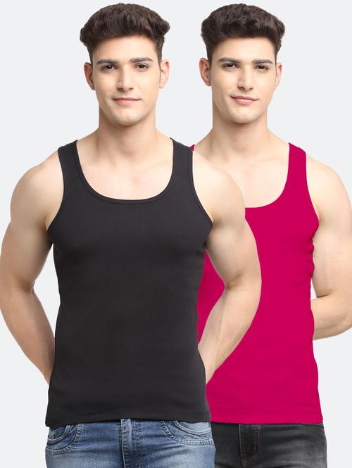 set of 2 solid vest - 18313199 - Very Small Image - 1