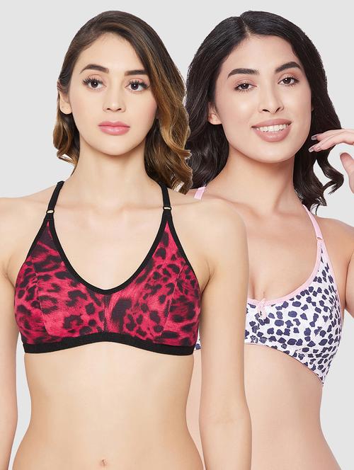 pack of 2 printed  regular bra - 18313530 - Very Small Image - 1