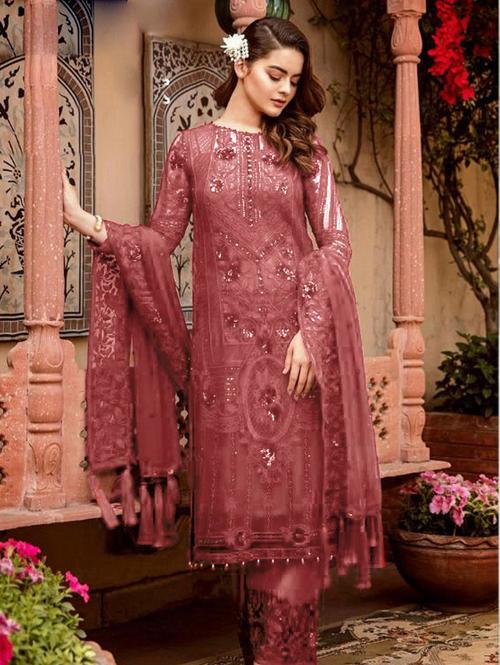 gajari color semi stitched dress materiel  - 18314050 - Very Small Image - 1
