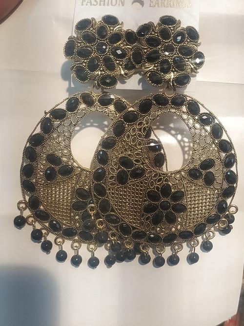 earrings for woman black color  - 18314517 - Very Small Image - 1