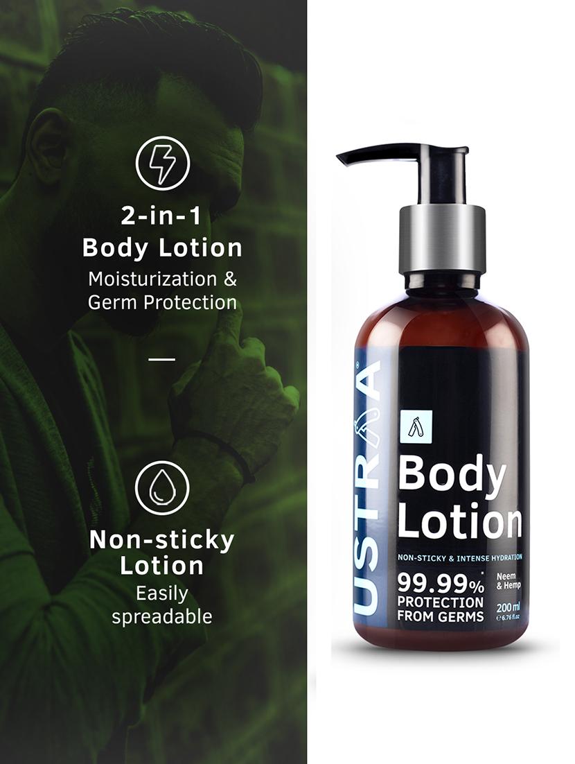 ustraa body lotion germ free 200ml & anti dandruff serum -200ml - 18316158 - Zoom Image - 4