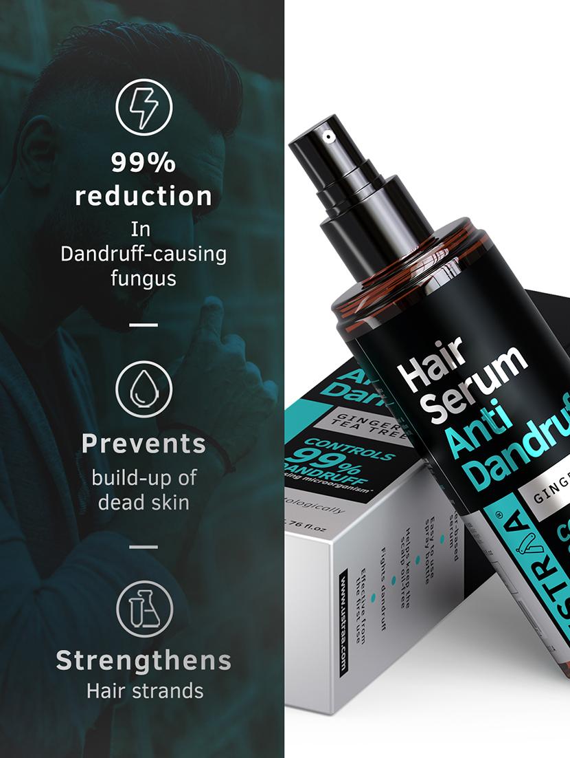 ustraa body lotion germ free 200ml & anti dandruff serum -200ml - 18316158 - Standard Image - 7