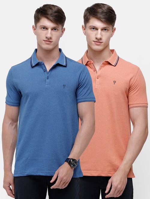 set of 2 solid polo combos t-shirt - 18317910 - Very Small Image - 1