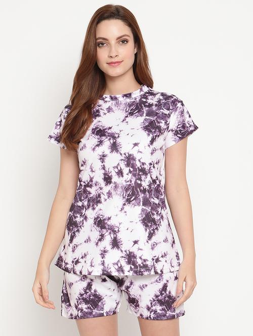 tie & dye nightwear set - 18318966 - Very Small Image - 1