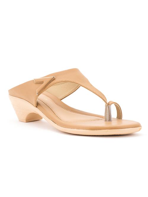women beige one toe sandal - 18321572 - Very Small Image - 1