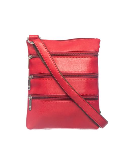 red solid messenger handbag - 18323323 - Very Small Image - 1