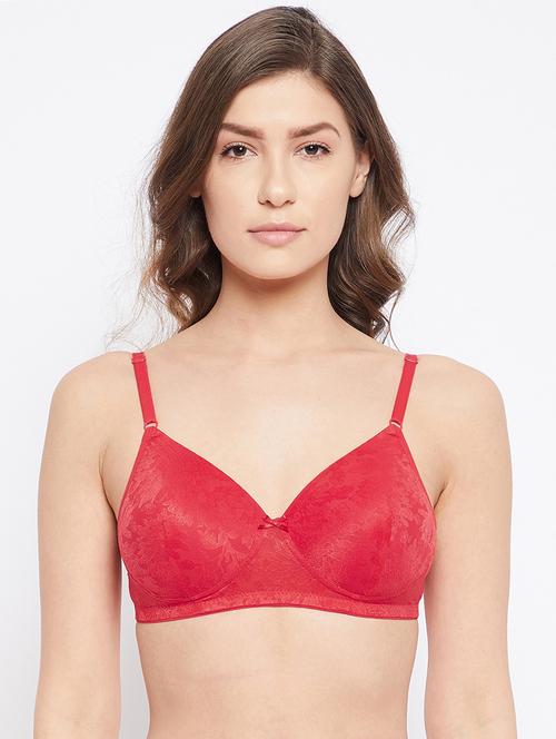 red lace regular bra - 18323892 - Very Small Image - 1