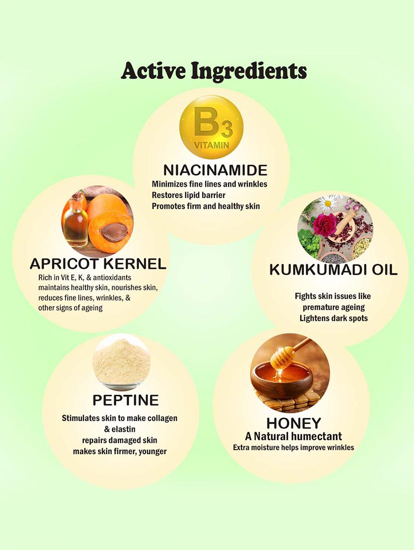 kumkumadi anti ageing to fight skin-aging & fine lines cream for deep hydration, glow & supple skin - 18325739 - Standard Image - 2