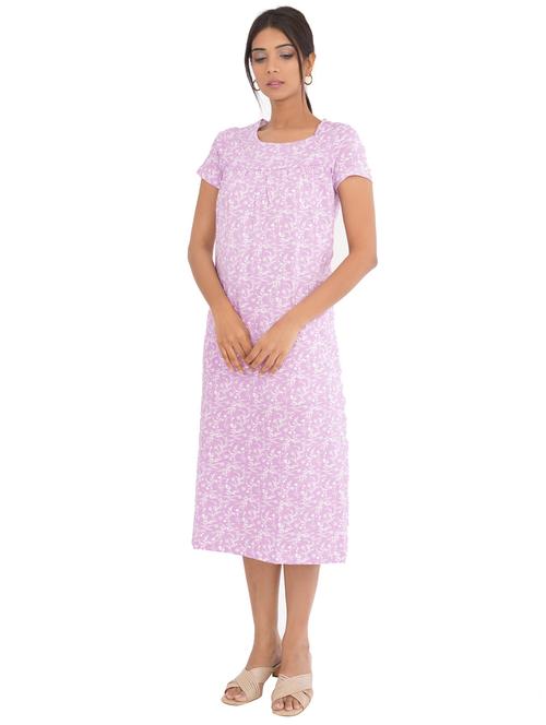 round neck printed sleepshirt  - 18326528 - Very Small Image - 1