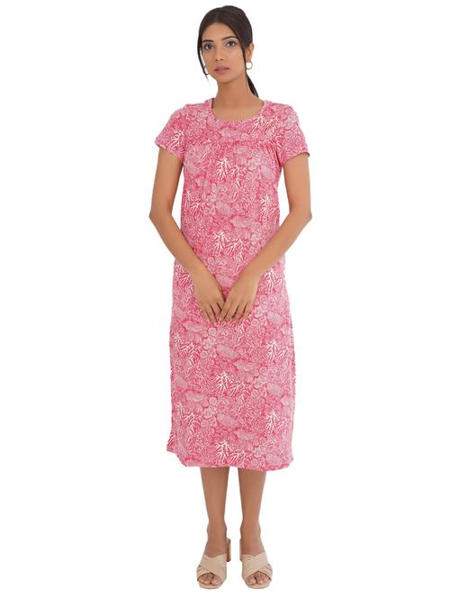 round neck printed sleepshirt  - 18326529 - Very Small Image - 1