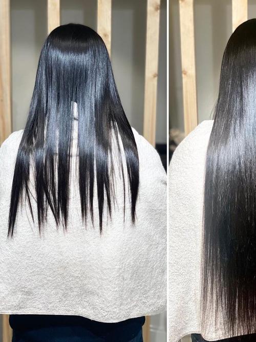 hair extensions black color  - 18326837 - Very Small Image - 1