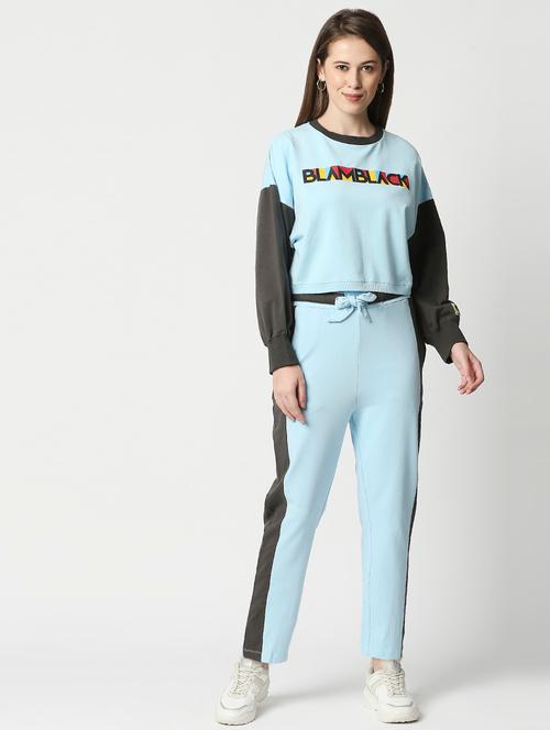 blue printed active wear set - 18327732 - Very Small Image - 1