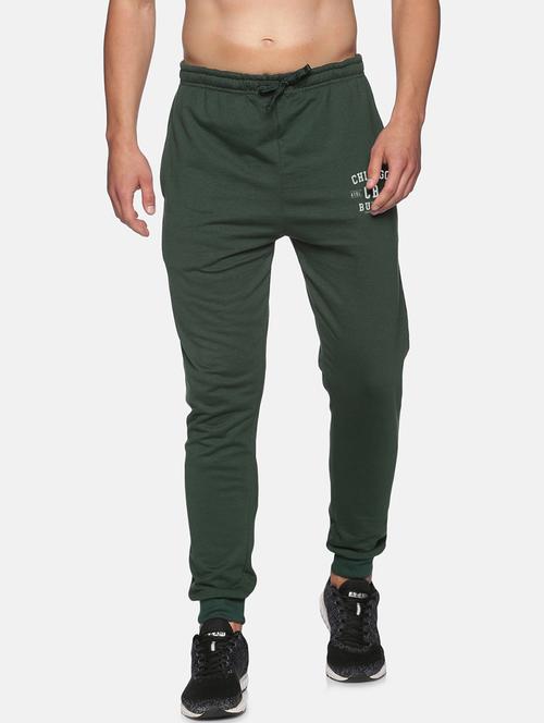 green printed joggers track pant - 18328304 - Very Small Image - 1