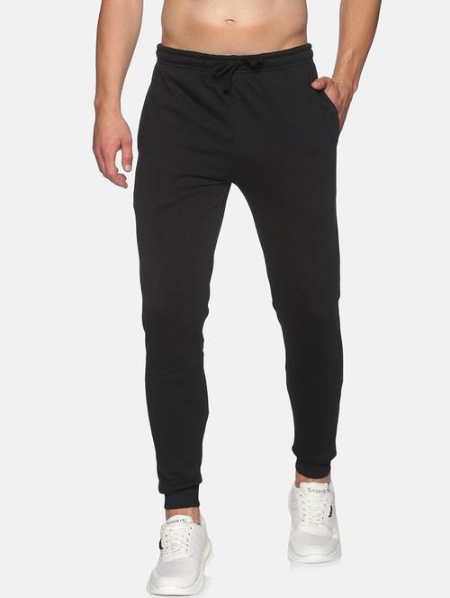 black solid joggers track pant - 18328327 - Very Small Image - 1