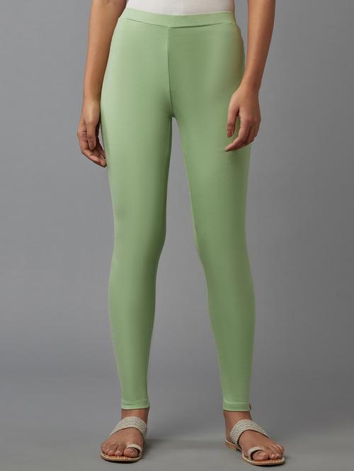 green solid legging - 18328686 - Very Small Image - 1