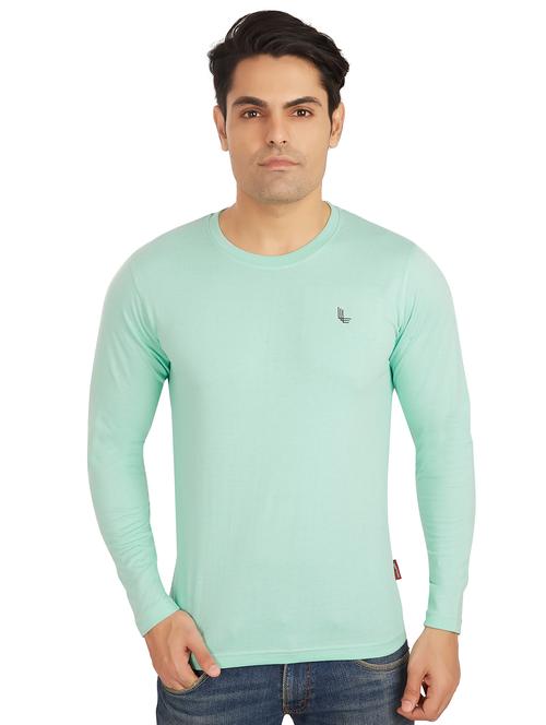 green solid t-shirt - 18328945 - Very Small Image - 1