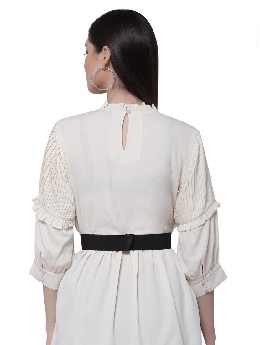embellished wide belt with elastic & push button closure - 18329211 - Standard Image - 2