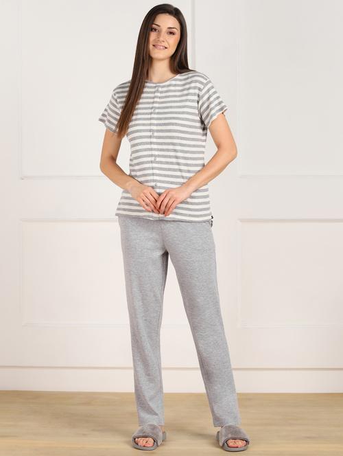 printed nightwear pyjama set - 18329347 - Very Small Image - 1