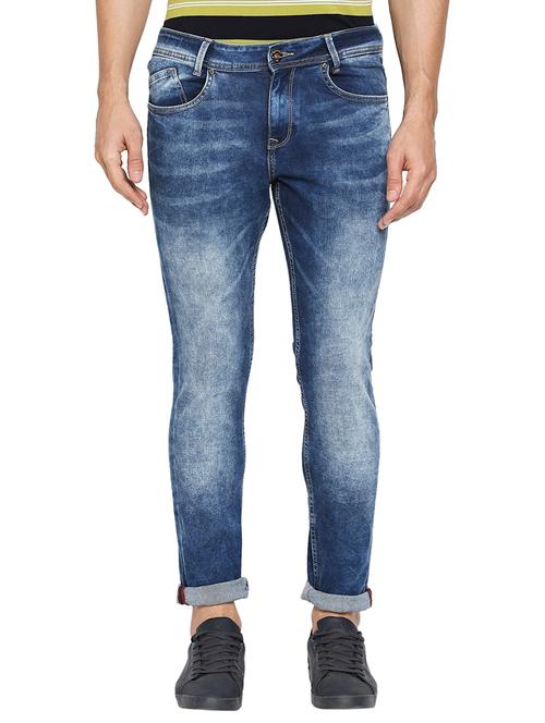 dark blue slim fit jeans - 18330038 - Very Small Image - 1