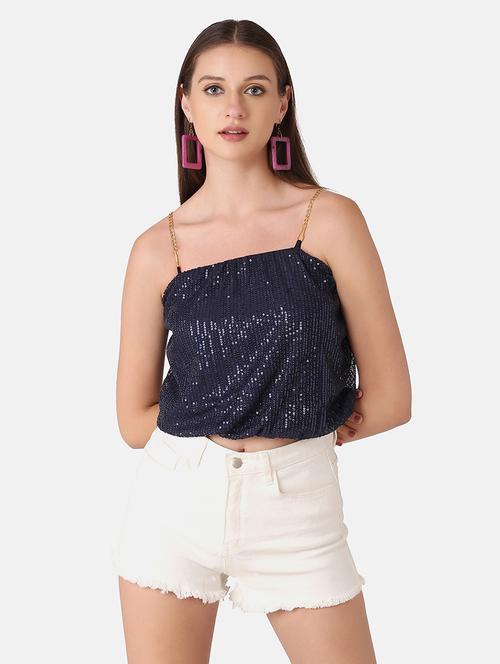 women's crop off shoulder top - 18330087 - Very Small Image - 1