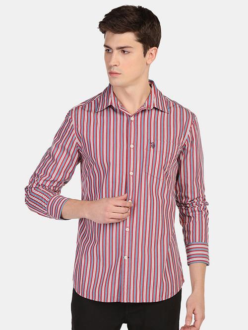 red striped casual shirt - 18330582 - Very Small Image - 1