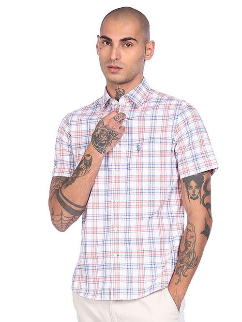 white checkered casual shirt - 18330775 - Very Small Image - 1