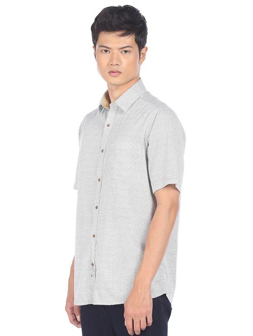 brown  printed casual shirt - 18331225 - Very Small Image - 1