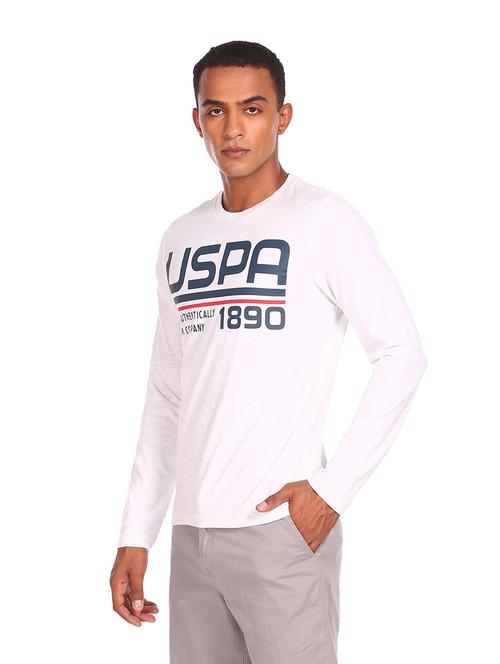 white printed casual t-shirt  - 18332253 - Very Small Image - 1