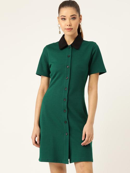 solid sheath dress - 18333646 - Very Small Image - 1