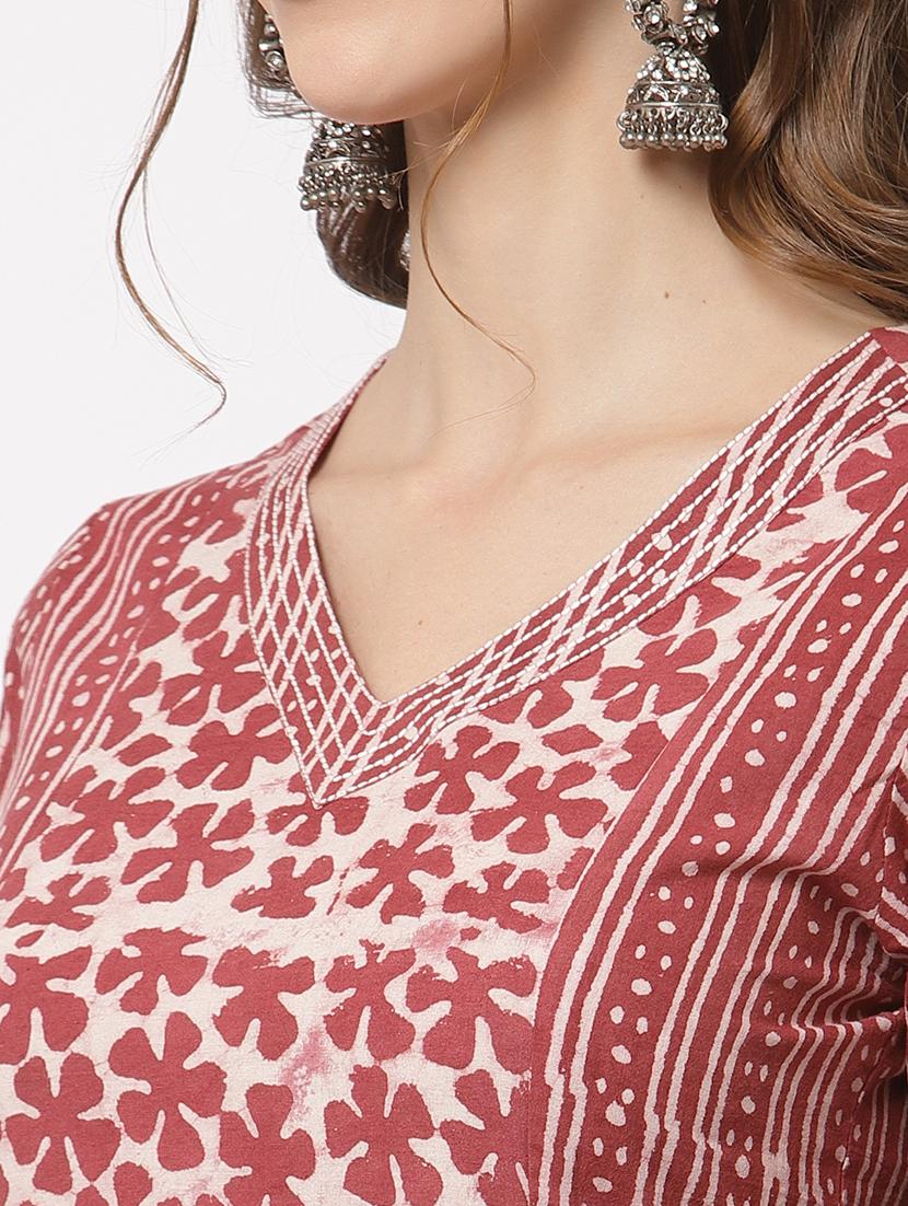 women's a-line kurta - 18333924 - Standard Image - 3