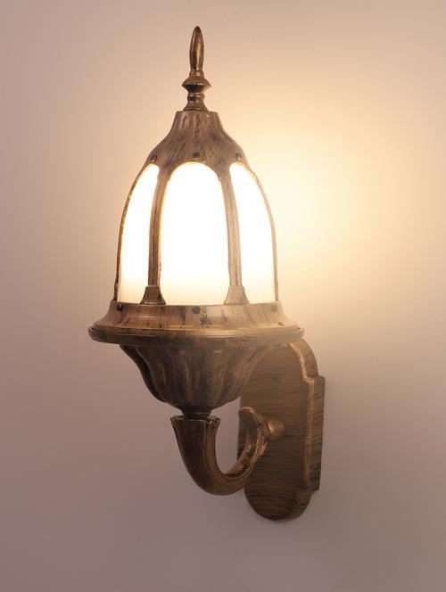 antique brass metal outdoor wall light by jainsons lights- no-42-1w - without bulb - 18334454 - Very Small Image - 1