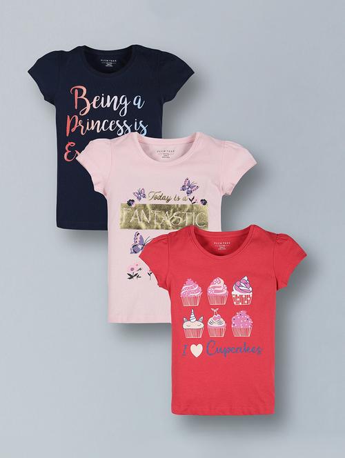 pack of 3 printed tee - 18334607 - Very Small Image - 1