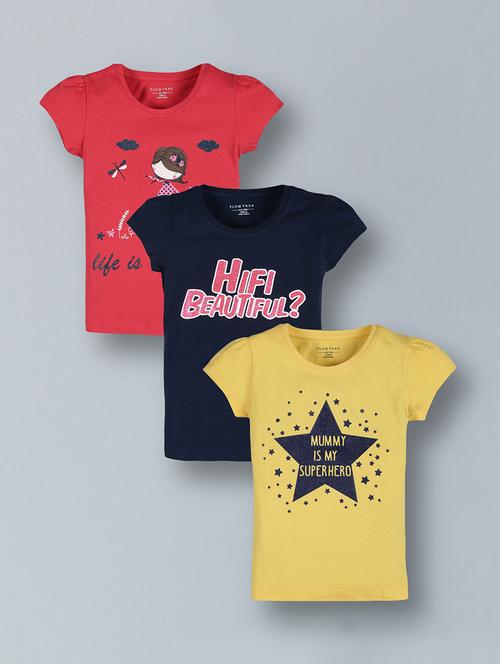 pack of 3 printed tee - 18334608 - Very Small Image - 1