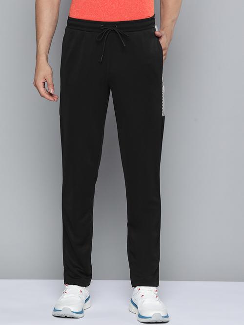 men black solid  full length track pant - 18334885 - Very Small Image - 1