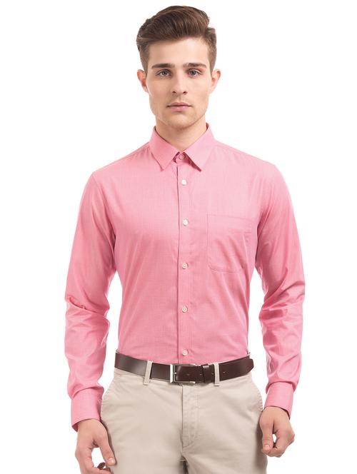 red solid formal shirt - 18336252 - Very Small Image - 1