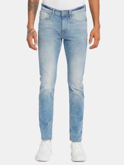 light blue stone washed denim jean - 18336384 - Very Small Image - 1