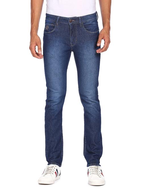 blue light-washed denim jean - 18336545 - Very Small Image - 1