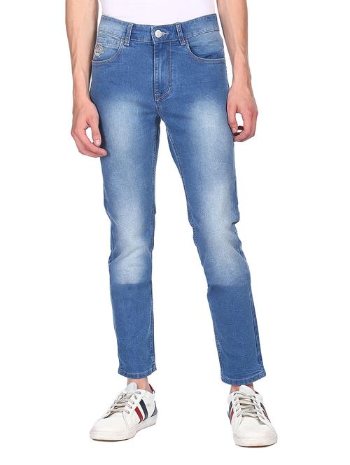 blue light-washed denim jean - 18336560 - Very Small Image - 1