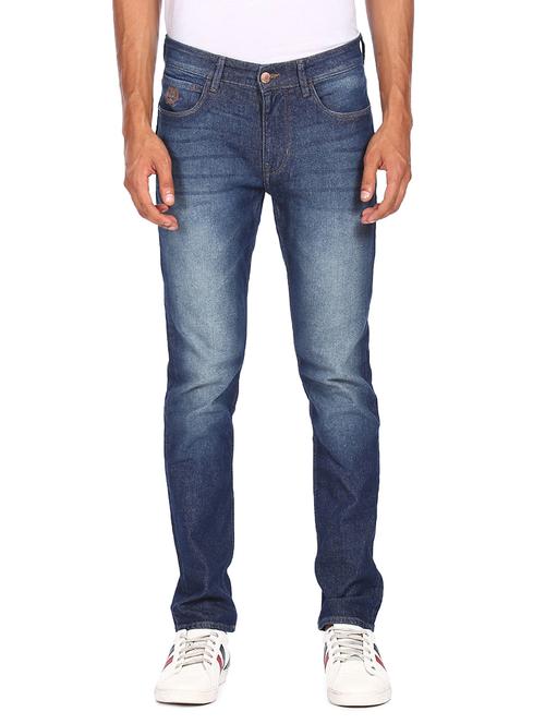blue light-washed denim jean - 18336562 - Very Small Image - 1