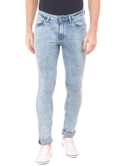 light blue light-washed denim jean - 18336746 - Very Small Image - 1