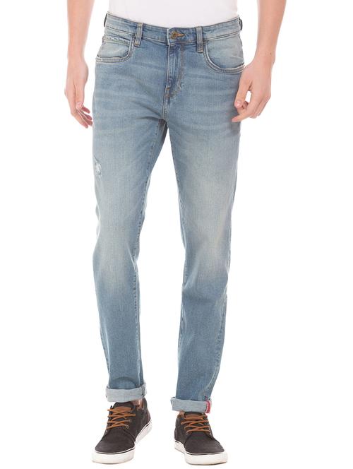 light blue light-washed denim jean - 18336747 - Very Small Image - 1