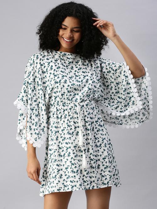 women's fit & flare floral dress - 18337290 - Very Small Image - 1