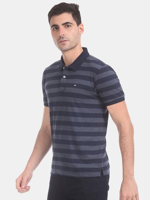 blue strips polo t-shirt - 18337720 - Very Small Image - 1
